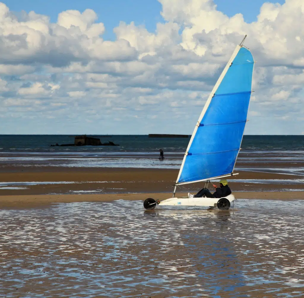 gold beach utah beach campsite